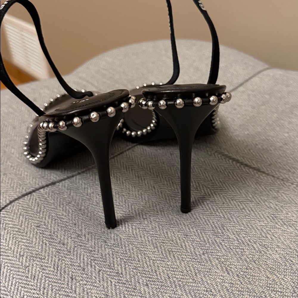 Alexander Wang Nova Studded Slingback Sandals - Picture 4 of 9